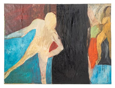 George Segal Untitled Oil on Canvas, 1959