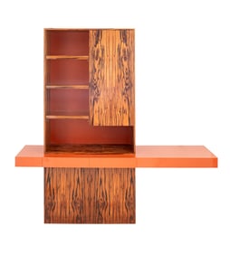 Vladimir Kagan Rosewood Bar Cabinet, 1970