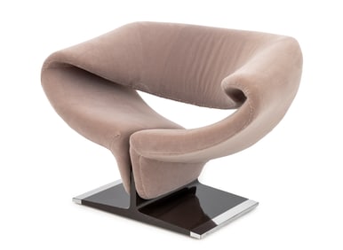 Pierre Paulin for Artiform Beige Ribbon Chair