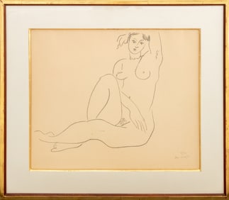 Henri Matisse "Nu Assis, Bras Gauche sur la Tete"