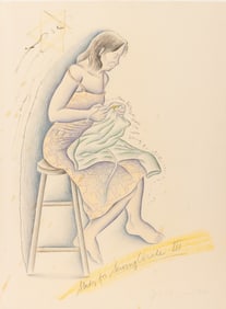 Judy Chicago "Study For Sewing Circle III", 1990