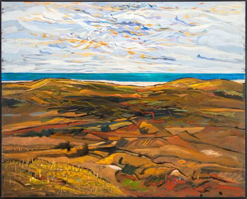 Yehouda Chaki "Landscape 8010" Oil on Canvas
