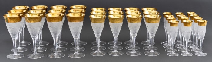 Moser "Splendid" Cut Crystal Service for 12