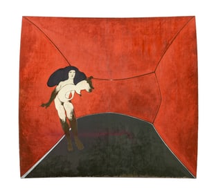 Enrique Castro-Cid "Latin Girls" Mixed Media, 1979