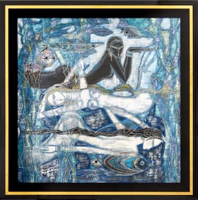 Ting Shao Kuang Reclined Figures Mixed Media, 1986