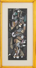 Andre Lanskoy Abstract Composition Gouache