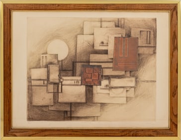 Mikulas Kravjansky "Habitat" Engraving and Collage