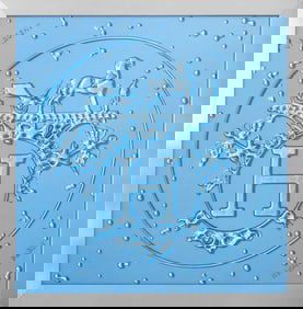 Hermes "Vif Argent" Light Blue Silk Scarf