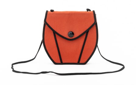 Yves Saint Laurent Red & Black Handbag