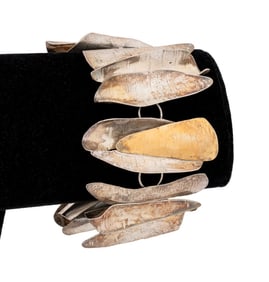 Lori Gottlieb Modern Sterling Silver Link Bracelet