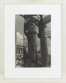 Yves Paradis Jean Paul et l'Acropole Silver Print