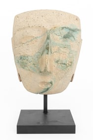 Chontal Style Carved Stone Mask