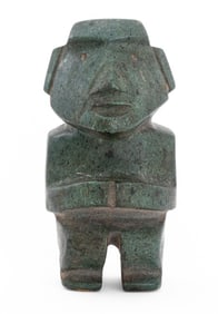 Mezcala Pre-Columbian Style Greenstone Figure