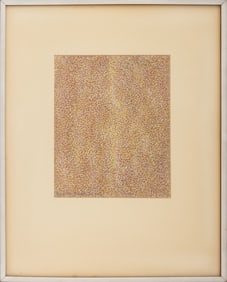Manfred Schwartz Rivulet Pointillist Gouache, 1962