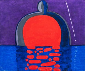 Domenick Capobianco "The Severed Head..." Oil