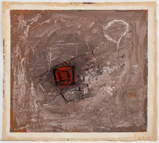 Elfi Schuselka Abstract Composition Oil on Canvas