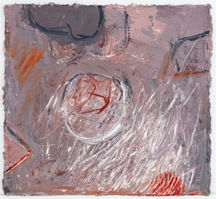 Elfi Schuselka Abstract Composition Oil on Canvas