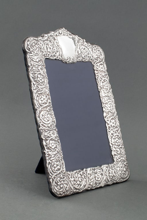 Victorian Silver Repousse Picture Frame (1 of 5)
