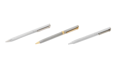 Tiffany & Co. T-Clip Sterling Ballpoint Pens, 3