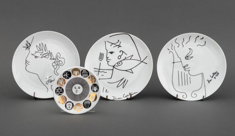 Modern Art Porcelain Plates, 4