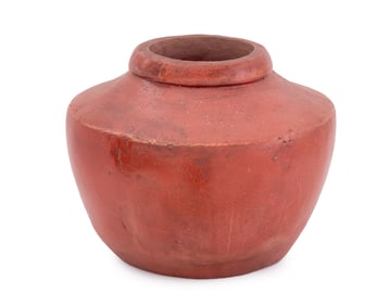 Modern Red Ware Floor Vase
