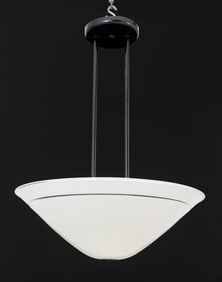 Italian Postmodern Glass Pendant Light