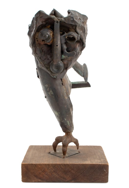 Illegibly Signed Found Object Figural Sculpture (1 of 8)