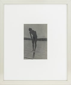 Raymond Carrance Young Man By the Sea Silver Print