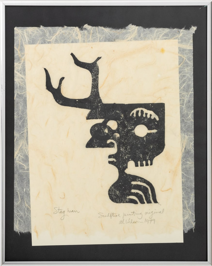 Albert Leon Wilson "Stag Man" Print, 1979 (1 of 7)