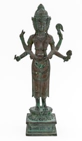 Chinese Avalokiteshvara Bronze Sculpture