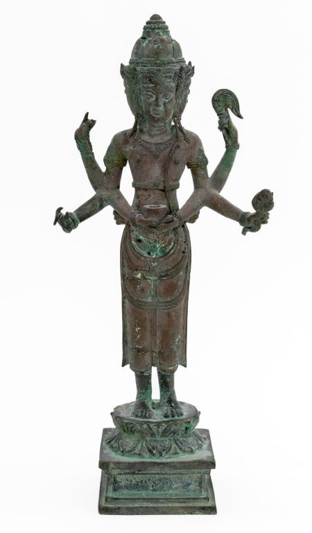 Chinese Avalokiteshvara Bronze Sculpture (1 of 6)