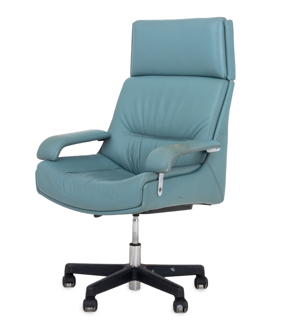 Saporiti Italia Leather Adjustable Office Chair (1 of 8)