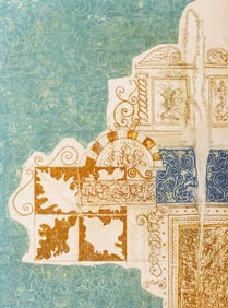 Yannick Ballif Abstract Etching and Aquatint, 1970