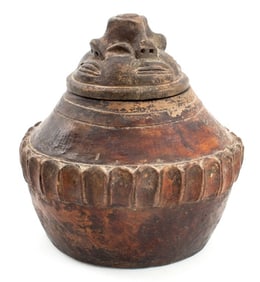 Southeast Asian Anthropomorphic Lidded Vessel