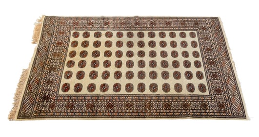 Pakistani Bokhara Carpet, 9' 6" x 6' 2"