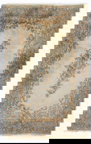 Kerman Wool Rug, 7' 9" x 4' 10"