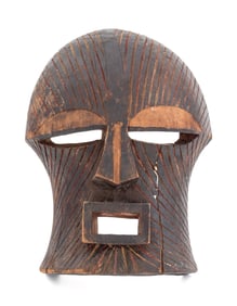 African Songye Carved Wood Mask