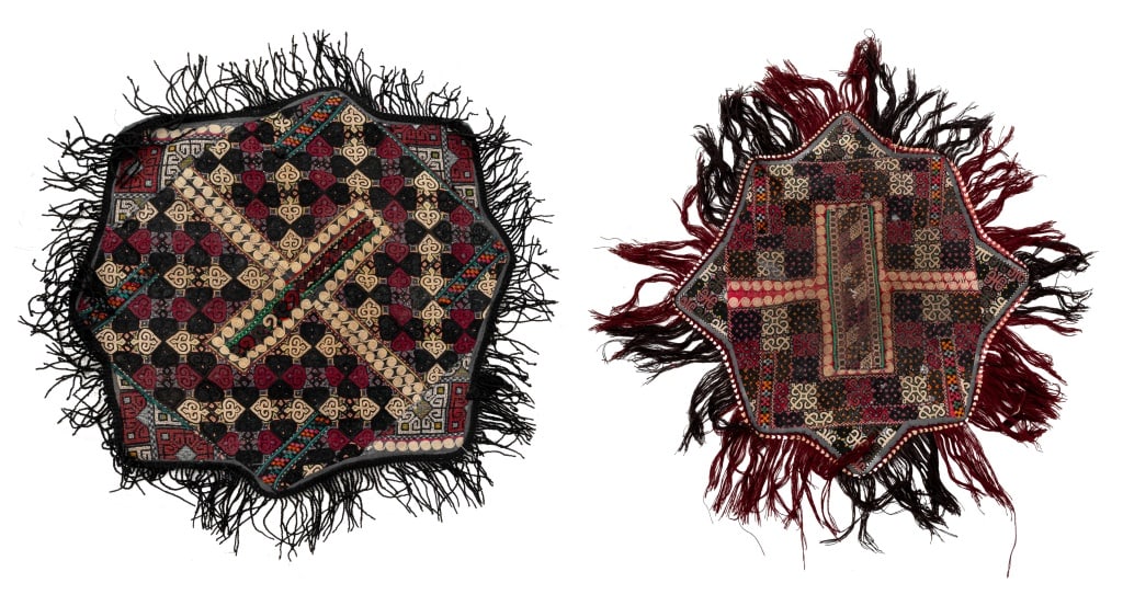 Tekke Turkmen Child's Embroidered Collars, Pair (1 of 7)