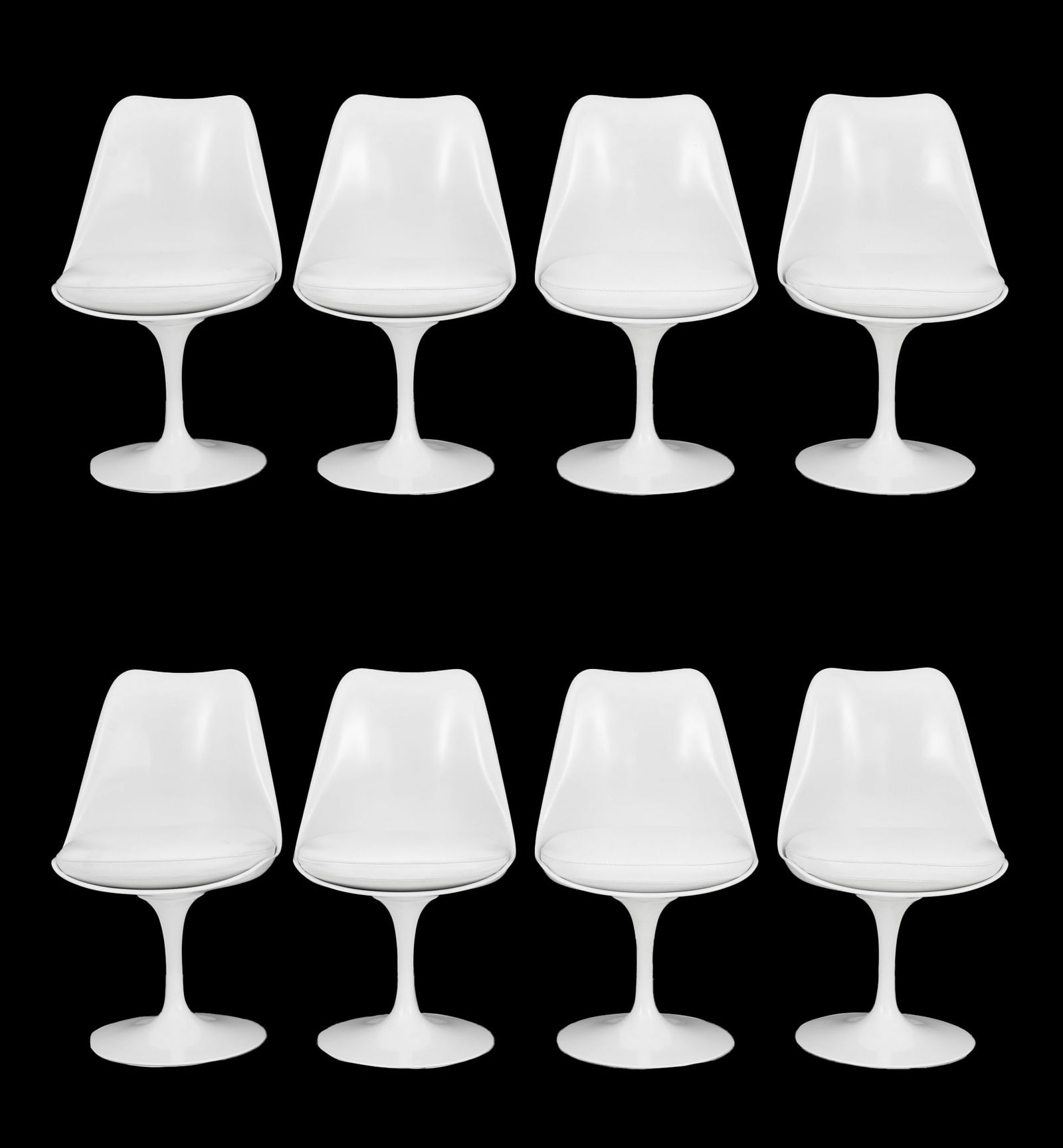 Eero Saarinen Knoll Studio Tulip Dining Chairs, 8 (1 of 12)