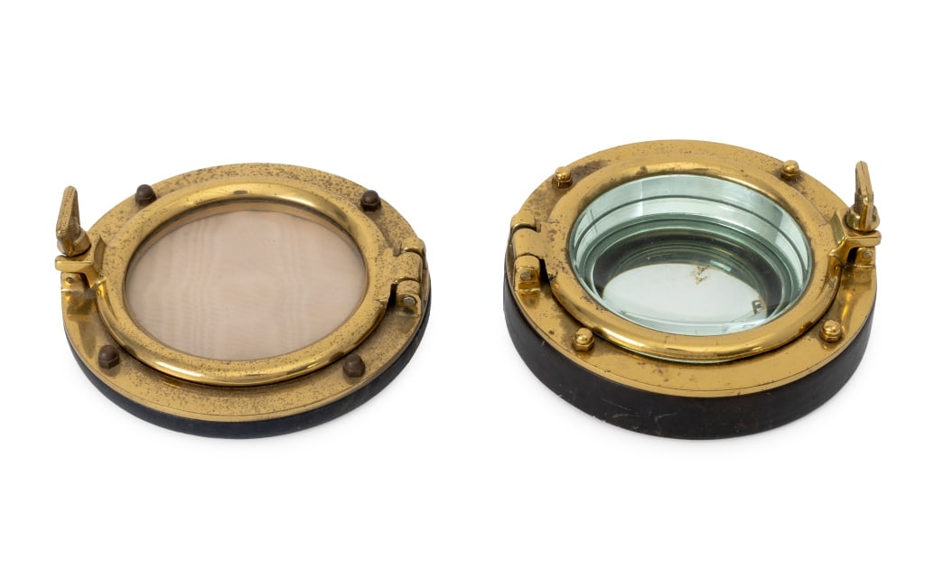 Asprey & Co. Brass Porthole Articles, 2 (1 of 7)