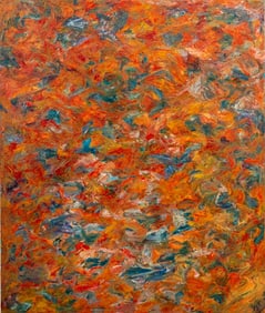 Andy Miller Abstract Composition Oil on Canvas