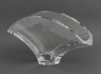 Baccarat Crystal "Gingko" Vase