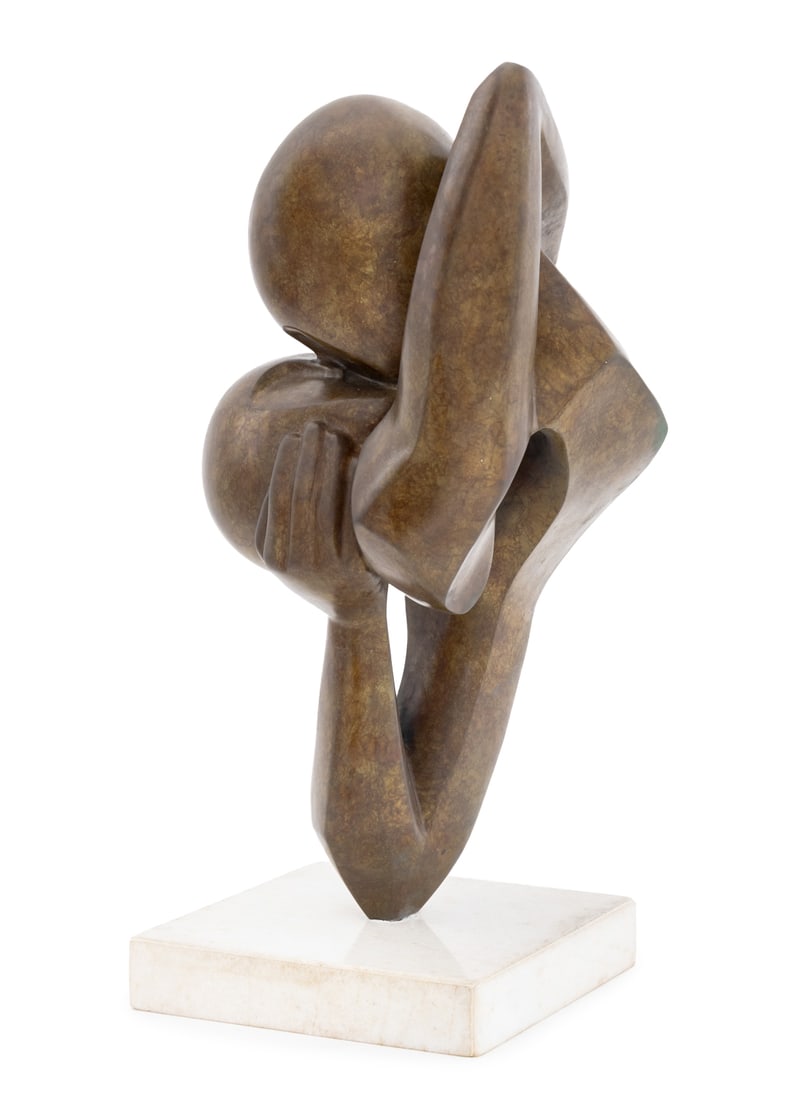Gila Stein Embracing Couple Bronze Sculpture (1 of 17)