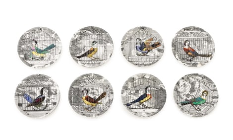 Fornasetti Le Arpie Gentili Porcelain Coasters, 8
