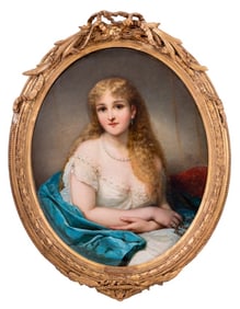 Alphonse Legros Portrait of a Woman Oil on Canvas