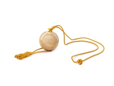 Judith Leiber Swarovski Crystal Ball Form Handbag