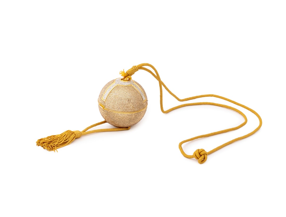 Judith Leiber Swarovski Crystal Ball Form Handbag (1 of 7)