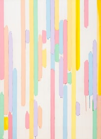 Domenick Capobianco Pastel Lines Oil on Canvas