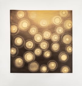 Ross Bleckner "Dome Two" Etching & Aquatint, 2002