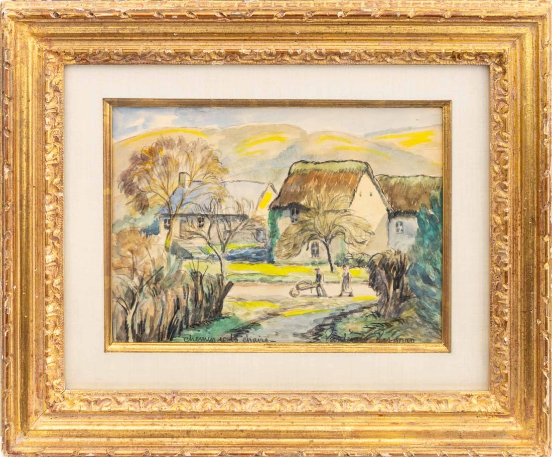 Paul-Emile Pissarro "Chemin de la Chaise", c. 1940 (1 of 6)